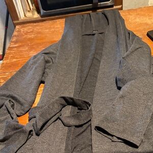 Jones New York Charcoal Knit Cardigan